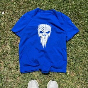 90s Blue Punisher t-shirt